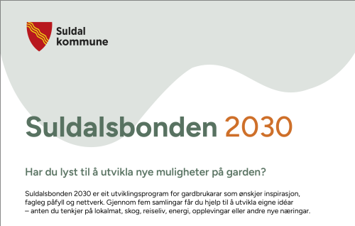 Lenkje til artikkel: Kompetaseprogram - Suldalsbonden 2030